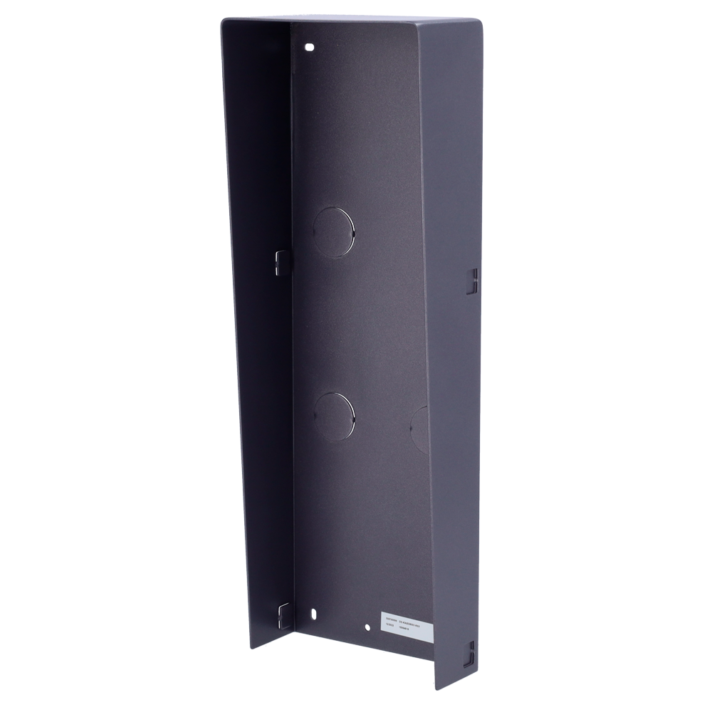 HIKVISION DS-KABD8003-RS3 - Caja de registro en superficie - Hasta 3 módulos - Específica para videoporteros Hikvision - Compatible con módulos Hikvision - Con visera - Panel fabricado en SECC - imagen 1