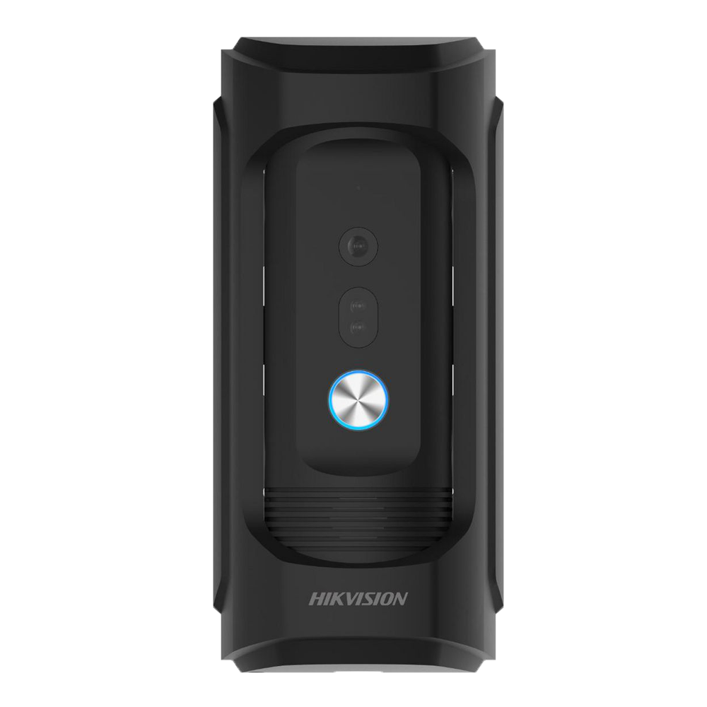 HIKVISION DS-KB8113-IME1(B) - Videoportero IP - Cámara 2 Mpx con lente pinhole - Audio bidireccional - App móvil con o sin monitor - Apto para exterior IP65 | IK09 - Montaje en superficie | PoE estándar