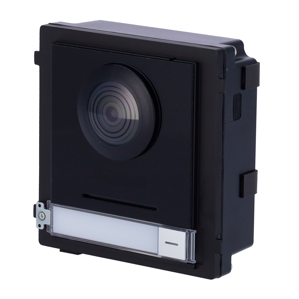 HIKVISION DS-KD8003-IME1(B)-NEUTRAL - Videoportero IP - Cámara 2 Mpx - Audio bidireccional - App móvil a través de monitor - Apto para exterior IP65 - Montaje modular | PoE y salida DC12V - imagen 1