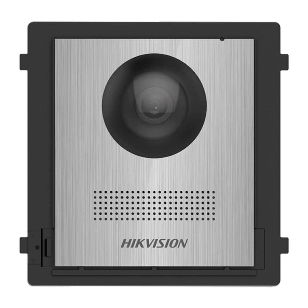 HIKVISION DS-KD8003Y-IME2/NS - Videoportero 2 hilos de acero inoxidable - Cámara 2 Mpx | Sin botón - Audio bidireccional - App móvil a través de monitor - Apto para exterior IP65 - Montaje modular
