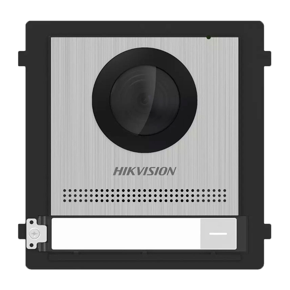 HIKVISION DS-KD8003Y-IME2/S - Videoportero 2 hilos de acero inoxidable - Cámara 2 Mpx - Audio bidireccional - App móvil a través de monitor - Apto para exterior IP65 - Montaje modular