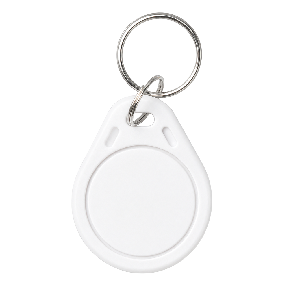 MARCA BLANCA DS-TAG-WHITE-V2 - Llavero TAG de proximidad numerado - ID por radiofrecuencia - MF DESFire EV1 pasivo | Color blanco - Frecuencia 13.56 MHz - Dimensiones: 58 (Al) x 27 (An) mm