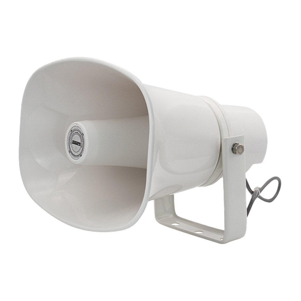 DSPPA-DSP1130 - Bocina exponencial DSPPA - Línea 100V y Baja impedancia 8Ω - 30W | Driver de compresión - 102dB | 117dB SPL max | 310Hz-5kHz - Optimizada para mensajes de voz - Exterior | Protección IP66