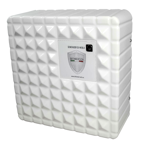 DEFENDERTECH DT-400-AJ - Generador de niebla Defendertech - 2 relés Ajax instalados para armado y disparo - 415 m3 en 60" - Batería no incluída - Hasta 4.5 minutos de capacidad - No deja rastros después del disparo - imagen 1