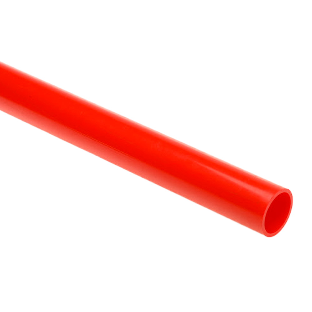 DOWER DW-TU-25 - TUBO ABS para Sistemas de Aspiración - Barra de 3m - ABSRED - 25mm de diámetro