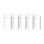 Imagen de TP-Link Punto de Acceso Wi-Fi 6 EAP615-Wall(5-pack) AX1800 Montaje en Pared PoE