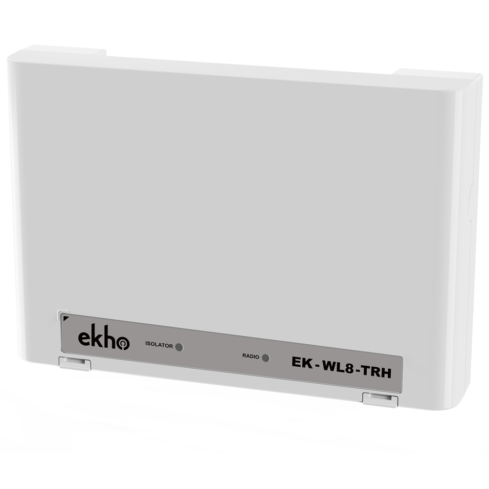 HOCHIKI EK-WL8-TRH - Módulo Transceptor vía radio - Alimentado desde el lazo - Amplitud y frecuencia de radio con optimización automática - Tamper switch - Ajuste flexible del dispositivo en el sitio - Facilita ampliación de sistemas cableados - imagen 1