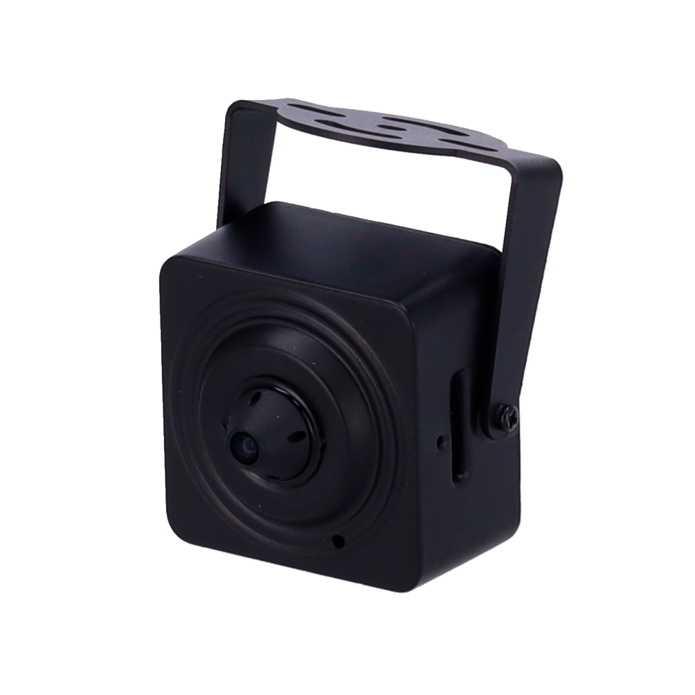 EASY-P EP-IPMC020A-4-POE-PINHOLE - Mini Cámara IP AI EASY-P Pinhole - 4MP | Lente 3.7 mm - Mic | WDR 120 dB - Instalación Plug &amp; Play - IA por Humanos y/o Vehículos - PoE | P2P - imagen 1