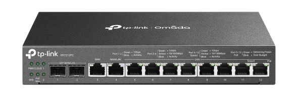 Imagen de TP-Link Router VPN Gigabit ER7212PC 3 en 1 PoE+ 110W Gestión Centralizada