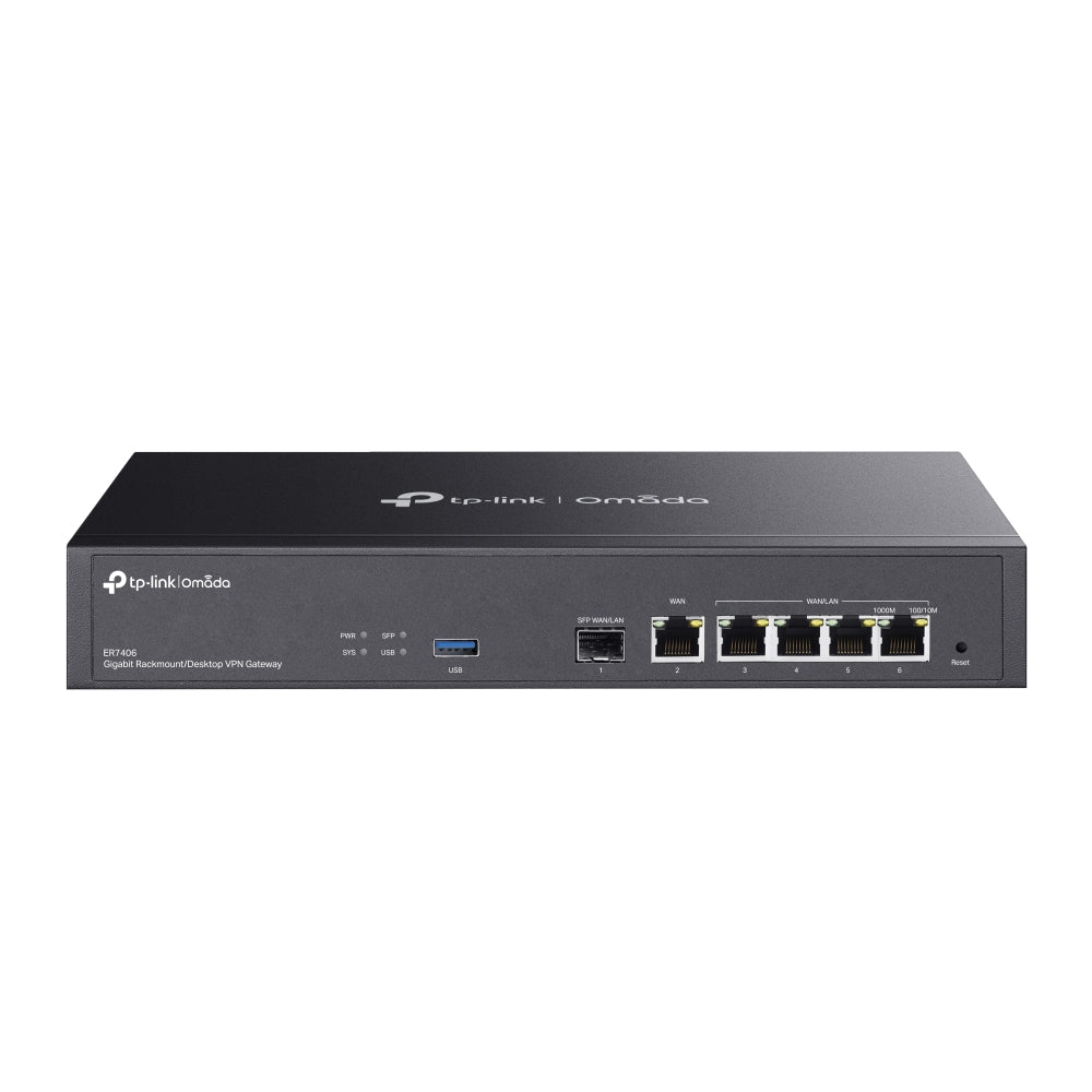 Imagen de TP-Link Router VPN Gigabit ER7406 100 Túneles IPsec Balanceo de Carga