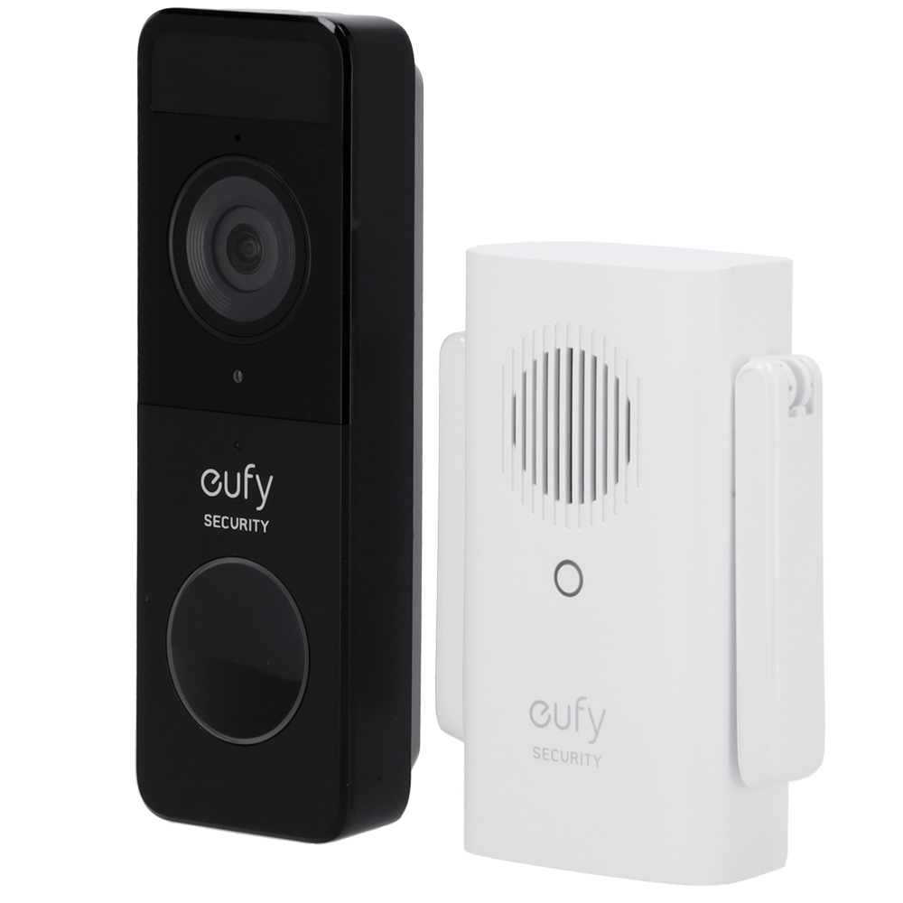 EUFY-DOORBELL-C211 - Kit de Timbre Wifi con vídeo Eufy by Anker - Resolución 1080p - Detección de rostros y cuerpos humanos - Hasta 120 días de bateria - Almacenamiento integrado 16 GB - Apta para exterior - imagen 1