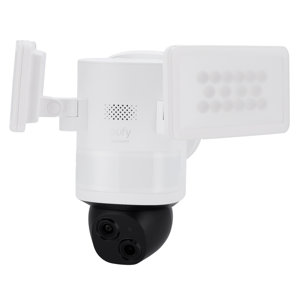 EUFY-FLOODLIGHTCAM-E340 - Cámara doble Eufy by Anker - Resolución 3K - Detección Humanos, mascotas y vehículos - Vigilancia 24/7 - Audio bidireccional - Apta para exterior IP65 - imagen 1