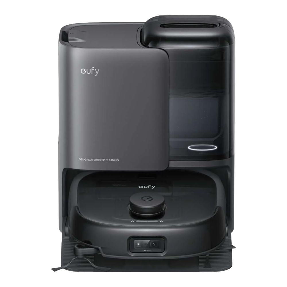 EUFY-ROBOT-VACUUM-OMNI-E25 - Robot Aspirador Eufy E25 - Potencia extrema con succión turbo de 20.000 Pa. - Limpieza constante de mopa con sistema HydroJet - Estación todo en uno para autovaciado automático - Navegación precisa LiDAR mediante sistema AI Se