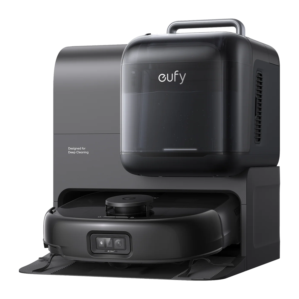 EUFY-ROBOT-VACUUM-OMNI-E28 - Robot Aspirador Eufy E28 - Potencia extrema con succión turbo de 22.000 Pa. - Limpieza constante de mopa con sistema HydroJet - Estación todo en uno para autovaciado automático - Navegación precisa LiDAR mediante sistema AI Se - imagen 1