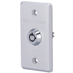 SAFIRE EXITBUTTON307-SLIM - Pulsador con llave - Uso profesional - Testado 500.000 usos - NO/NC/COM | Empotrado o superficie - Medidas 86 (Al) x 50 (An) x 29 (Fo) mm - Fabricado en acero inoxidable - imagen 1