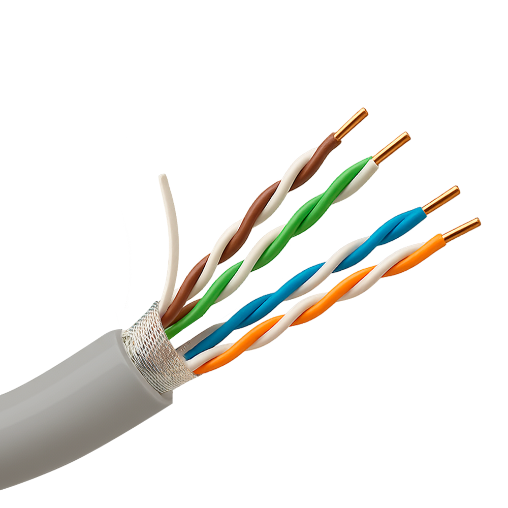 SAFIRE F-UTP5E-305-PVC-Eca - Cable FTP Safire - Categoría 5E - Rollo de 305 metros | Diámetro 5 mm - Conductor CCA - Diámetro 5.5 mm - Certificado ISO/IEC11801, TIA-568-C.2, YD/T1019 - imagen 1