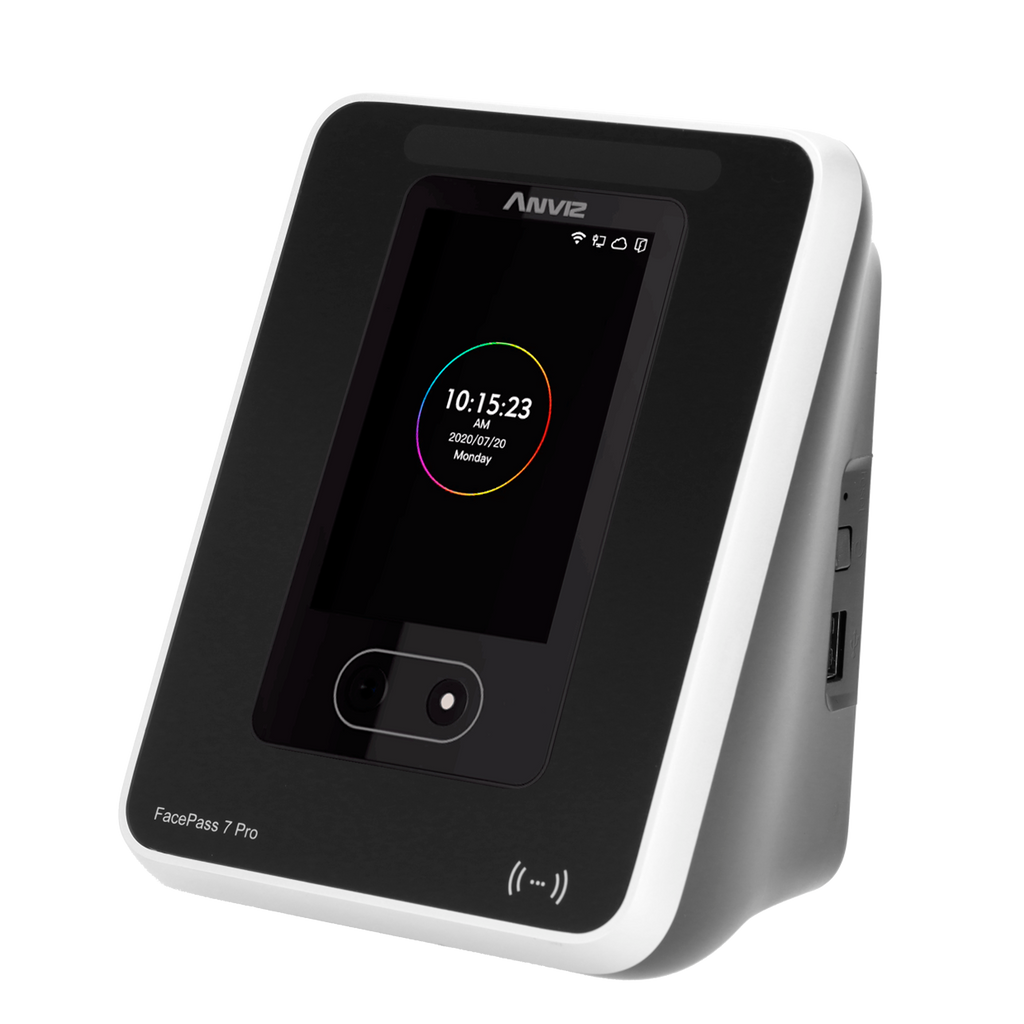 ANVIZ FACEPASS7-PRO - Control de presencia - Facial, tarjeta EM y PIN - 3.000 usuarios | 100.000 registros - TCP/IP, WiFi y USB - 3.2" TFT táctil | Salida de relé para sirena - CrossChex Standard / Cloud - imagen 1