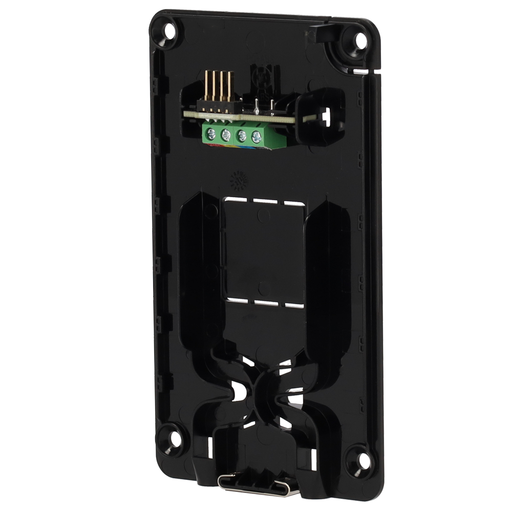 AJAX FIBRA-BRACKETKP-B-NF - Soporte teclado cableado - Certificado NFA2P - Compatible con FIBRA-KEYPAD-B-NF - Incluye terminales de conexión - Instalación sencilla - Plástico ABS - Color negro - imagen 1