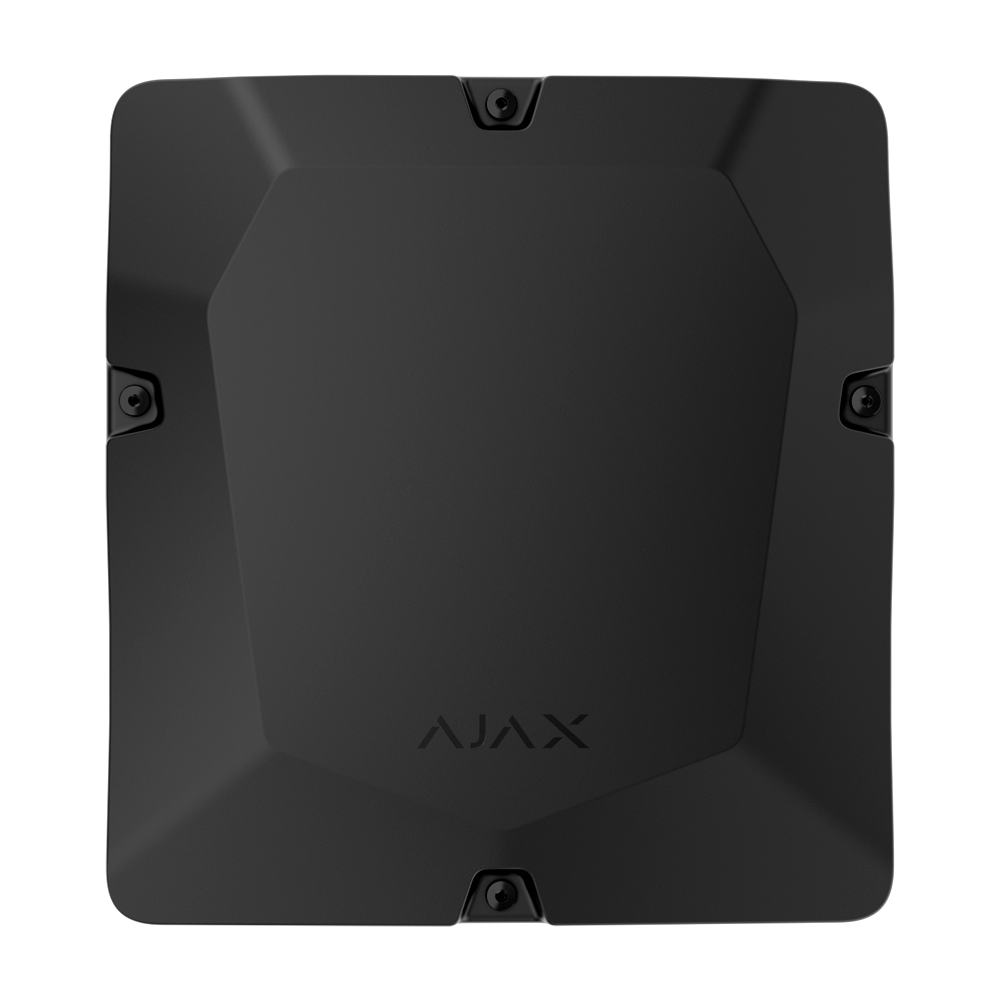 AJAX FIBRA-CASE-D430-B - Carcasa - Certificado Grado 3 - Carcasa con 8 ranuras para módulos Fibra - Compatible con los dispositivos Fibra: - LineProtect, LineSplit, MultiRelay y LineSupply - Espacio para 2 baterías de hasta 18 Ah - Protección antisabotaje - imagen 1