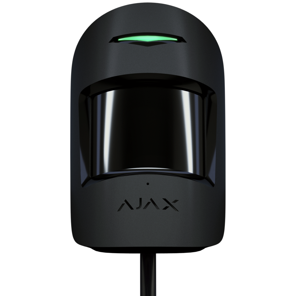 AJAX FIBRA-COMBIPROTECT-B-NF - Detector doble - Certificado NFA2P y grado 2 - Sensores PIR y rotura de cristal - Protocolo Fibra - Rango de detección PIR 12 m / Antimascotas - Rango de detección rotura de cristal 9 m - Sensibilidad ajustable en 3 niveles - imagen 1