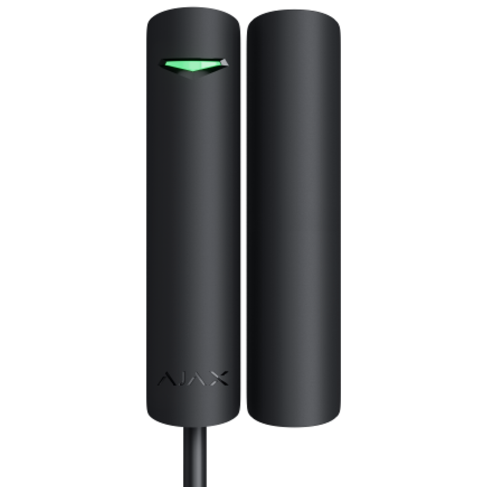 AJAX FIBRA-DOORPROTECTPLUS-B-NF - Contacto magnético - Certificado NFA2P y grado 2 - Detector impacto e inclinación - Protocolo Fibra / Tornillo de fijación inferior - Soporte adaptado para fácil instalación - Entrada cableada auxiliar / Tamper antisabota - imagen 1