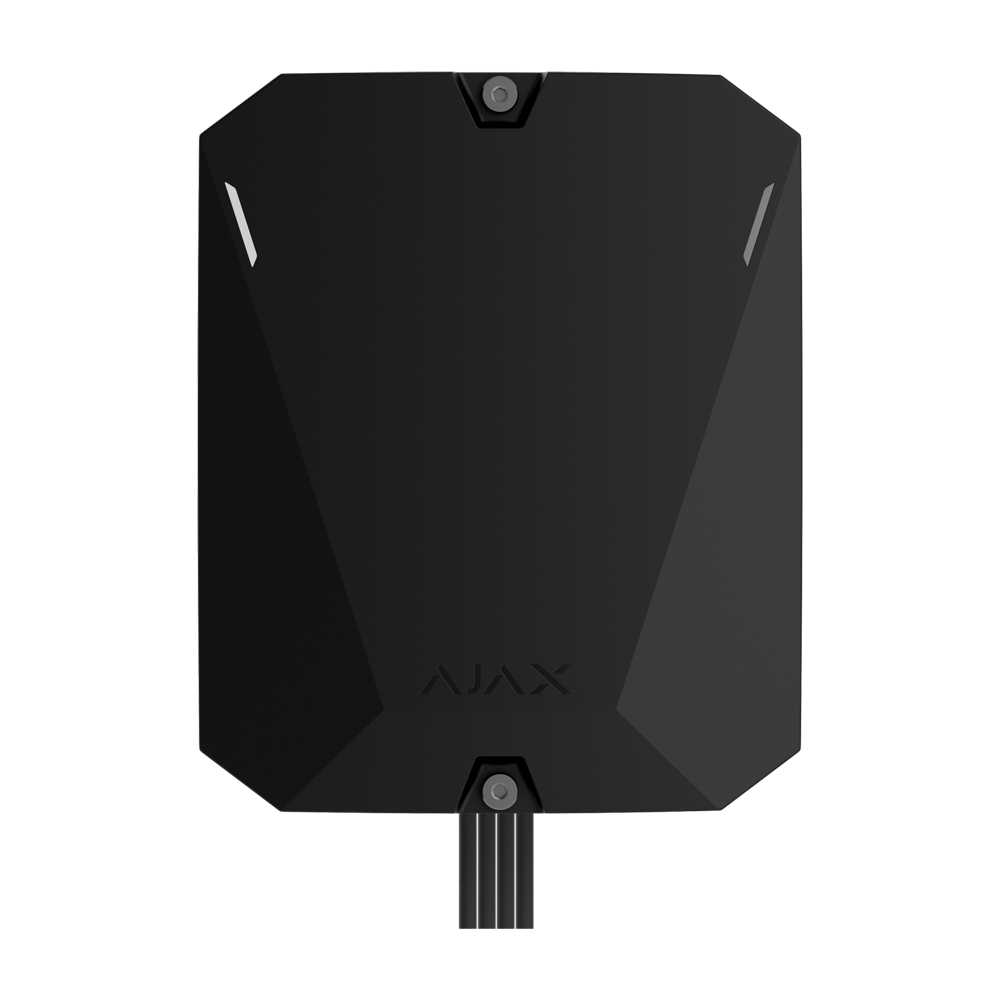 AJAX FIBRA-HUBHYBRID2-B - Central de alarma - Grado 3 - Inalámbrica: Superior Jeweller y TurboWings - Cableada: Fibra - Comunicación Ethernet y dual SIM 4G(LTE)/3G/2G - Hasta 250 dispositivos inalámbricos y cableados - 200 usuarios y 25 grupos de armado - imagen 1