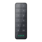 AJAX FIBRA-KEYPADOUTDOOR-GRA - Teclado para exterior IP66/IK08 con lector RFID - Armado/desarmado total o por grupos - Autenticación: códigos, lector RFID o Bluetooth - Indicación sonora y LED - Control de los escenarios de automatización - Certificado gr - imagen 1