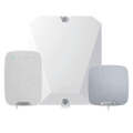 AJAX FIBRA-KIT1-PRO-2G-W - Kit de alarma profesional - Certificado Grado 3 - Comunicación Ethernet y dual SIM 2G - Protocolos Jeweller, Wings y Fibra - Incluye: panel híbrido, teclado, sirena interior - imagen 1