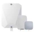 AJAX FIBRA-KIT1-PRO-4G-W - Kit de alarma profesional - Certificado Grado 3 - Comunicación Ethernet y dual SIM 4G - Protocolos Jeweller, Wings y Fibra - Incluye: panel híbrido, teclado y - sirena de interior - imagen 1