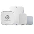 AJAX FIBRA-KIT2-PRO-4G-W - Kit de alarma profesional - Certificado Grado 3 - Comunicación Ethernet y dual SIM 4G - Protocolos Jeweller, Wings y Fibra - Incluye: panel híbrido, teclado, - sirena interior, sirena exterior personalizable - imagen 1