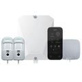 AJAX FIBRA-KIT6-PRO-4G-W - Kit de alarma profesional - Certificado Grado 2 - Comunicación Ethernet y dual SIM 4G - Protocolos Jeweller, Wings y Fibra - Incluye: panel híbrido, 2 PIRCAMs cableados, - sirena de interior y teclado de pantalla táctil - imagen 1