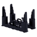 AJAX FIBRA-MODULEHOLDER-A-B - Soporte tipo A para módulos Fibra - Para carcasa FIBRA-CASE-D430-W - Compatible con accesorios de línea Fibra: - LineProtect, LineSplit - MultiRelay, MultiTransmitter IO (4x4) - Color negro - imagen 1