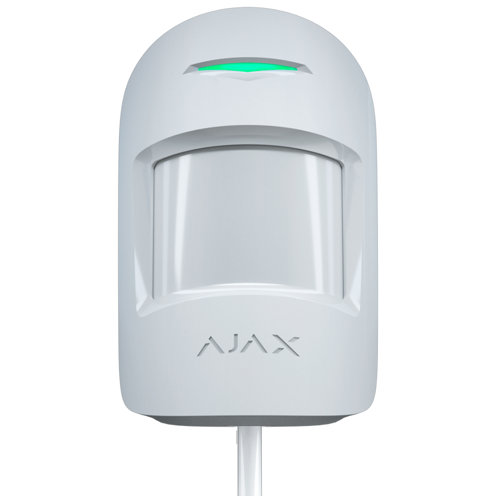 AJAX FIBRA-MOTIONPROTECT-W-NF - Detector PIR - Certificado NFA2P y grado 2 - Protocolo Fibra - Rango de detección 12 m - Inmunidad a mascotas - Sensibilidad ajustable en 3 niveles - imagen 1