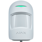 AJAX FIBRA-MOTIONPROTECTPLUS-W-NF - Detector PIR doble - Certificado NFA2P y grado 2 - 1 PIR volumétrico, 1 Microondas (banda K) - Protocolo Fibra - Sensibilidad ajustable - Inmunidad ante mascotas - Rango de detección 12 m - imagen 1