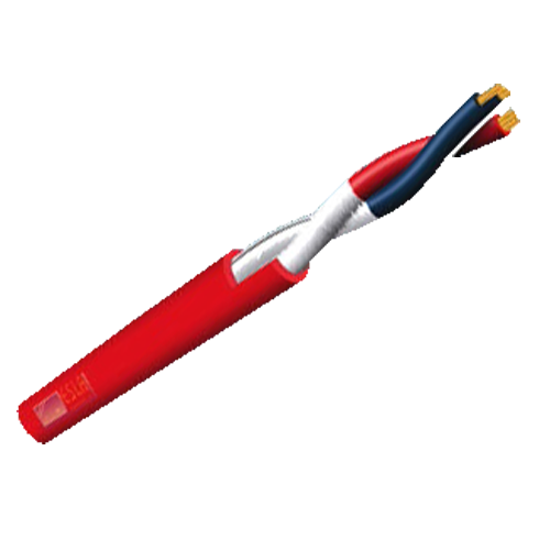 MARCA BLANCA FRC15-500-C - Bobina de cable trenzado apantallado - Resistente al fuego RF 120 minutos - Rollo de 500 metros - Conductor cobre 2x1.5mm2 - Certificado CPR Cca -1sb, a1, d1 - Certificado EN 50575 - Resistencia 13.9 Ω/Km