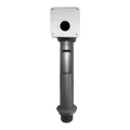 MARCA BLANCA FT-BRACKET-T - Soporte para torno - Específica para accesos - Compatible con FACE-TEMP - Orificios de conexión - 214.5mm (Al) x 45mm (An) x 27mm (Fo) - Fabricado en Aluminio - imagen 1