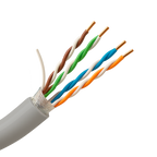 SAFIRE FTP5E-300-BC - Cable FTP - Categoría 5E - Rollo de 305 metros - Conductor OFC, pureza 99.9% cobre - Diámetro 5.5 mm - Cubierta color gris - imagen 1