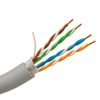 SAFIRE FTP5E-300 - Cable FTP - Categoría 5E - Rollo de 305 metros - Cubierta color gris - Diámetro 5.5 mm - Compatible con Baluns - imagen 1