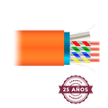 MARCA BLANCA FTP6A-500-H-C - Cable FTP Cat 6A libre de halógenos - Conductor 99,9% cobre - CPR class: Dca - Rollo de 505 metros/Color naranja - imagen 1