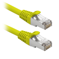 SAFIRE FUTP6-015Y - Cable F/UTP de parcheo - Ethernet - Conectores RJ45 - Categoría 6 - 15 cm - Color amarillo