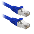 SAFIRE FUTP6-1B - Cable F/UTP de parcheo - Ethernet - Conectores RJ45 - Categoría 6 - 1 m - Color azul