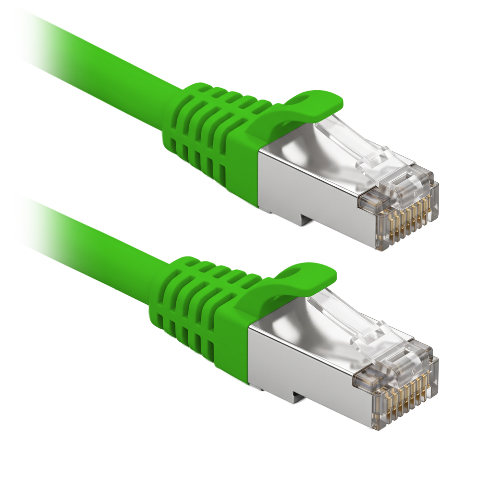 SAFIRE FUTP6-30G - Cable F/UTP de parcheo - Ethernet - Conectores RJ45 - Categoría 6 - 30 m - Color verde