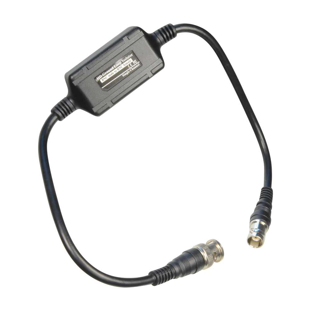 MARCA BLANCA GLI01-HAC - Aislador de bucle de tierra - BNC macho - BNC hembra - 430 mm de largo - Elemento pasivo - Optimizado para transmisión de vídeo HD - imagen 1