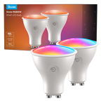 GOVEE GV-BULB-H600D-GU10-2P - Bombilla inteligente GU10 Govee - Wi-Fi 2.4 GHz + Bluetooth - Color segmentado + Blanco cálido/frío - Intensidad 400 lúmenes - Matter / Homekit / Alexa / Google Home - Para interior - imagen 1