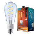 GOVEE GV-BULB-R14C0-EDISON-E27-ST64 - Bombilla inteligente Edison ST64 E27 Govee - Wi-Fi 2.4 GHz + Bluetooth - Color segmentado + Blanco cálido/frío - Intensidad 500 lúmenes / 6500 K - Matter / Homekit / Alexa / Google Home - Para interior - imagen 1