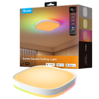 GOVEE GV-CEILING-H80A4-12IN-SQUARE - Plafón Govee cuadrado doble LED - Wi-Fi 2.4 GHz + Bluetooth - Color segmentado + Blanco cálido/frío - Intensidad 2400 lúmenes - Matter / Homekit / Alexa / Google Home - Para interior - imagen 1