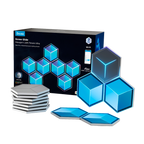 GOVEE GV-HEXA-H606A-ULTRA-7P - Paneles de luz hexagonales Ultra - Wi-Fi 2.4 GHz + Bluetooth - Color segmentado RGBIC - 129 LED beads - Homekit / Alexa / Google Home - Para interior - imagen 1