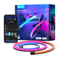 GOVEE GV-NEON-H61C3-3M-DESK - Govee Tira NEON inteligente para escritorios - Wi-Fi 2.4 GHz + Bluetooth - Color RGBIC segmentado / 3m - 84 LEDs/m - Homekit / Alexa / Google Home - Para interior - imagen 1