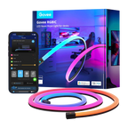GOVEE GV-NEON-H61C3-3M-DESK - Govee Tira NEON inteligente para escritorios - Wi-Fi 2.4 GHz + Bluetooth - Color RGBIC segmentado / 3m - 84 LEDs/m - Homekit / Alexa / Google Home - Para interior - imagen 1