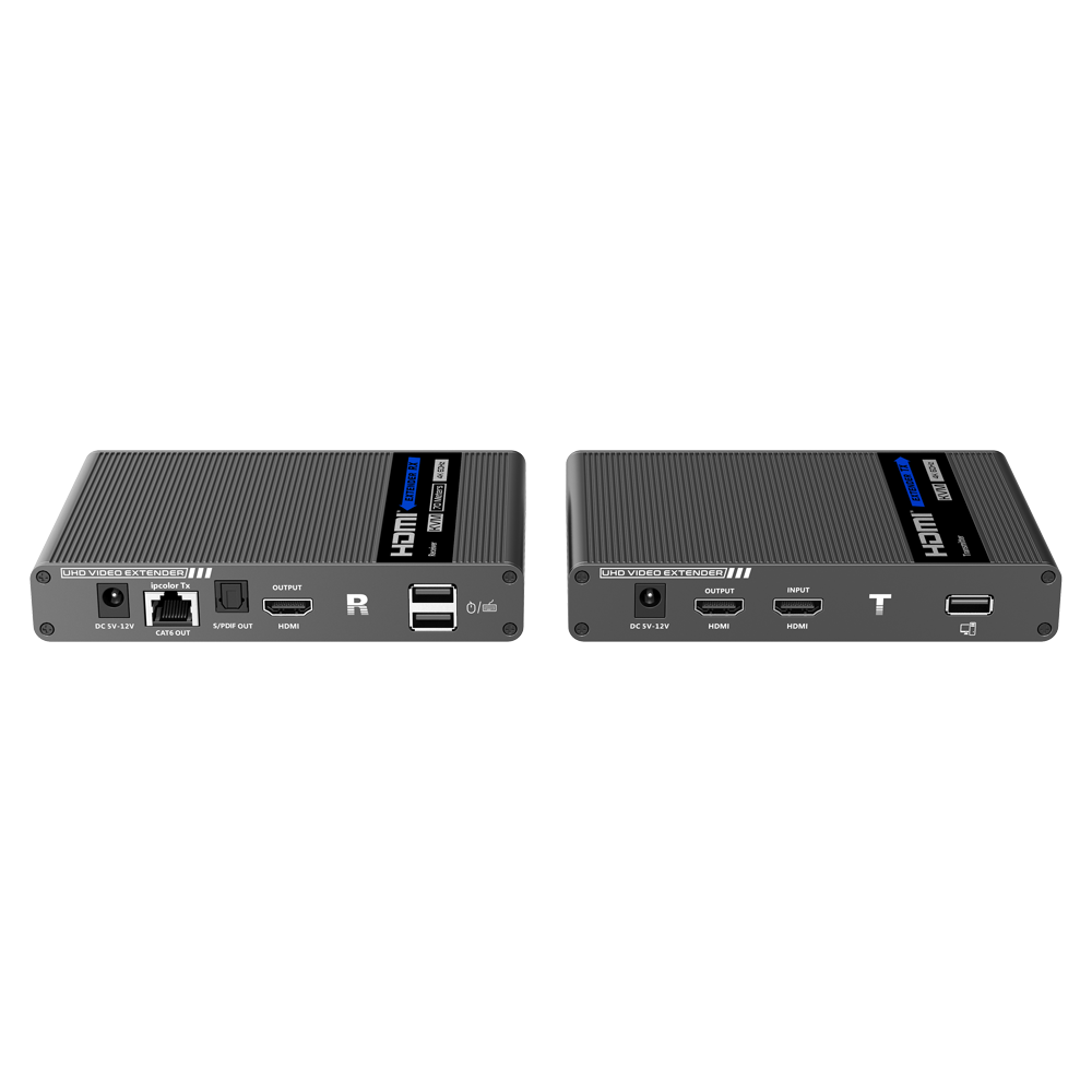 LENKENG HDMI-EXT-4K-KVM - Extensor KVM de señal HDMI - Alcance 70 m - Resolución 4K - Permite conexiones 1:1 - HDMI Loop out - POC - Alimentación por cable - imagen 1